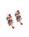 Multi Brocade Angur Earring